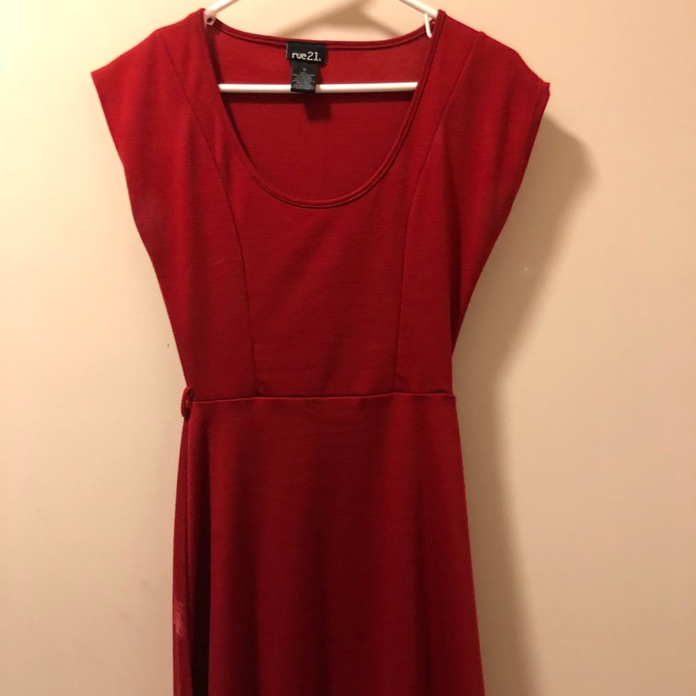 Red dress
